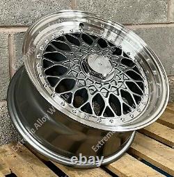 15 Grey RS Alloy Wheels Fits Audi 80 90 100 Saab 900 9000 4x108 Sale