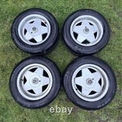 15 Ronal Mercedes Alloy Wheels 7Jx16 ET25 5x112 Classic Aero Style W123 W124