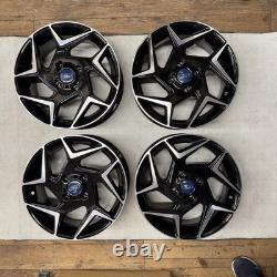 16 Ford MK8 Style Alloy Wheels Black Fit Ford Fiesta European Made 6.5 4X108