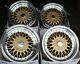 16 Gold Rs Alloy Wheels Fits Volkswagen Caddy Derby Polo Lupo Golf 4x100