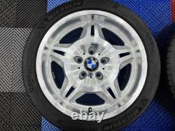 17 Bmw Style 24 E36 M3 Evo Forged Alloy Wheels + Michelin Ps4 Tyres Very Clean