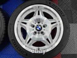 17 Bmw Style 24 E36 M3 Evo Forged Alloy Wheels + Michelin Ps4 Tyres Very Clean