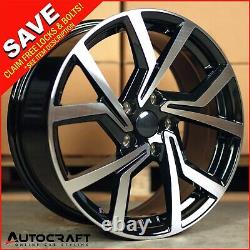 17 CLUBSPORT Style ALLOY WHEELS X4 TYRES Fits VW GOLF / CADDY 5X112