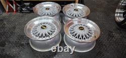 17 Inch BBS Style Step Lip Alloy Wheels 4 X 100 & 4 x 108 Vw Ford Etc