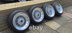 17 Inch BBS Style Step Lip Alloy Wheels 4 X 100 & 4 x 108 Vw Ford Etc