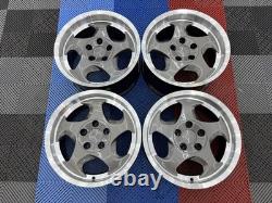 17 M Throwing Star Style Alloy Wheels 9.5 Rears Bmw M5 E34 E32 E31 5 8 Series