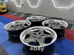 17 M Throwing Star Style Alloy Wheels 9.5 Rears Bmw M5 E34 E32 E31 5 8 Series