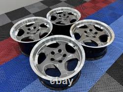 17 M Throwing Star Style Alloy Wheels 9.5 Rears Bmw M5 E34 E32 E31 5 8 Series