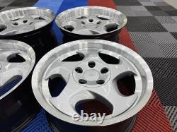 17 M Throwing Star Style Alloy Wheels 9.5 Rears Bmw M5 E34 E32 E31 5 8 Series
