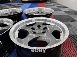 17 M Throwing Star Style Alloy Wheels 9.5 Rears Bmw M5 E34 E32 E31 5 8 Series