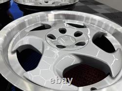 17 M Throwing Star Style Alloy Wheels 9.5 Rears Bmw M5 E34 E32 E31 5 8 Series