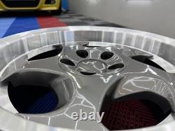 17 M Throwing Star Style Alloy Wheels 9.5 Rears Bmw M5 E34 E32 E31 5 8 Series