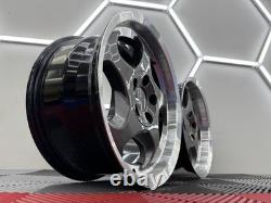 17 M Throwing Star Style Alloy Wheels 9.5 Rears Bmw M5 E34 E32 E31 5 8 Series