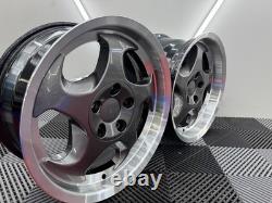 17 M Throwing Star Style Alloy Wheels 9.5 Rears Bmw M5 E34 E32 E31 5 8 Series