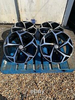 17 New GTI Style Alloy Wheels Only Black/Diamond Cut to fit Audi A1 all models