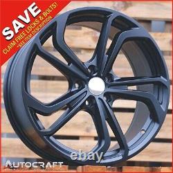 17 TCR MB Style ALLOY WHEELS X4 TYRES Fits GOLF / CADDY 5X112