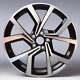 17 Vw Clubsport Style Alloy Wheels Black Machined Set Of 4