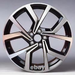 17 VW Clubsport Style Alloy Wheels Black Machined Set of 4