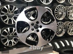17 VW Golf MK5 GTI Monza Style Alloy Wheels Black Fit Volkswagen Golf 5x112