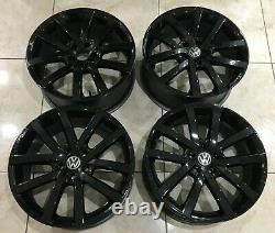 17 Vw Golf Vancouver Style Alloy Wheels 5x100 Mk4 Rs4 Seat Leon Mk1 Skoda Fabia