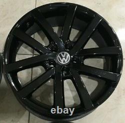 17 Vw Golf Vancouver Style Alloy Wheels 5x100 Mk4 Rs4 Seat Leon Mk1 Skoda Fabia