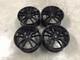 17 X4 Vw Pretoria Style Alloy Wheels Gloss Black Machined Vw Polo 5x100