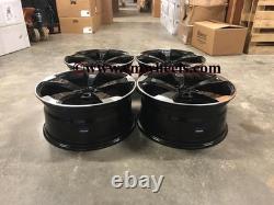 18 2020 TTRS RS3 Style Alloy Wheels Gloss Black Audi A3 A4 A6 A8 5x112