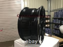 18 2020 TTRS RS3 Style Alloy Wheels Gloss Black Audi A3 A4 A6 A8 5x112