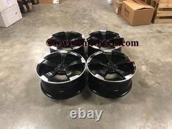 18 2020 TTRS RS3 Style Alloy Wheels Gloss Black Audi A3 A4 A6 A8 5x112