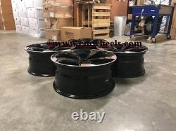 18 2020 TTRS RS3 Style Alloy Wheels Gloss Black Audi A3 A4 A6 A8 5x112