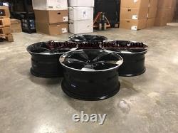18 2020 TTRS RS3 Style Alloy Wheels Gloss Black Seat Leon Skoda Octavia Superb