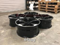 18 2020 TTRS RS3 Style Alloy Wheels Gloss Black Seat Leon Skoda Octavia Superb