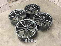 18 2020 VW Golf R Pretoria Style Alloy Wheels Gloss Gun Metal 57.1 5x112