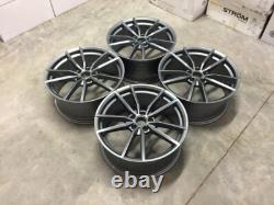 18 2020 VW Golf R Pretoria Style Alloy Wheels Gloss Gun Metal 57.1 5x112