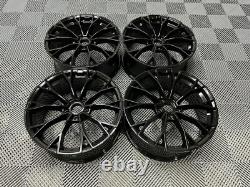 18 2025 Golf R Wamenau Style Alloy Wheels Gloss Black Fits Volkswagen MK7 MK98