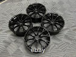 18 2025 Golf R Wamenau Style Alloy Wheels Gloss Black Fits Volkswagen MK7 MK98