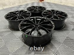 18 2025 Golf R Wamenau Style Alloy Wheels Gloss Black Fits Volkswagen MK7 MK98