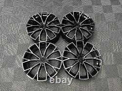18 2025 VW Warmenau Style Alloy Wheels Black Machined MK7 MK8 Golf Caddy Tiguan