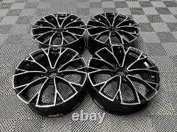 18 2025 VW Warmenau Style Alloy Wheels Black Machined MK7 MK8 Golf Caddy Tiguan