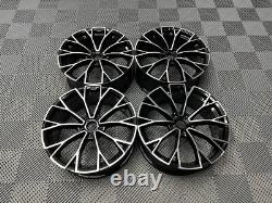 18 2025 VW Warmenau Style Alloy Wheels Black Machined MK7 MK8 Golf Caddy Tiguan