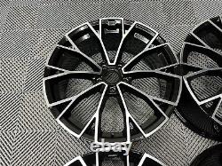 18 2025 VW Warmenau Style Alloy Wheels Black Machined MK7 MK8 Golf Caddy Tiguan