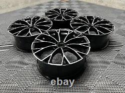 18 2025 VW Warmenau Style Alloy Wheels Black Machined MK7 MK8 Golf Caddy Tiguan