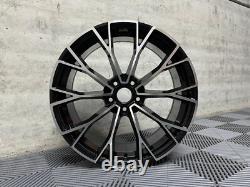18 2025 VW Warmenau Style Alloy Wheels Black Machined MK7 MK8 Golf Caddy Tiguan