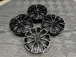 18 2025 VW Warmenau Style Alloy Wheels Black Machined MK7 MK8 Golf Caddy Tiguan