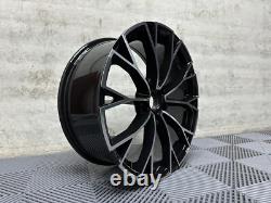 18 2025 VW Warmenau Style Alloy Wheels Black Machined MK7 MK8 Golf Caddy Tiguan