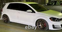 18 3SDM 0.01 Style ALLOY WHEELS 5x112 VW CADDY GOLF MK5 6 7.5 8 SEAT LEON GTI R
