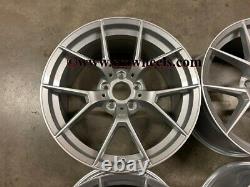 18 763M M4 CS Style Alloy Wheels Quartz Silver BMW F20 F21 F22 F23 1 2 Series