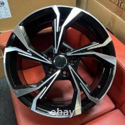 18 A3 S Line Style Alloy Wheels To Fit Audi A3 A4 A6 Vw Black Pol