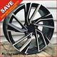 18 Adelaide Bp Style Alloy Wheels X4 Tyres Fits Audi A1 A3 Tt / Vw Golf Polo