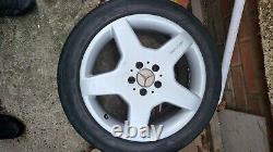 18 AMG Style III Alloy Wheels With Tyres Mercedes A2204013602 A2204013702